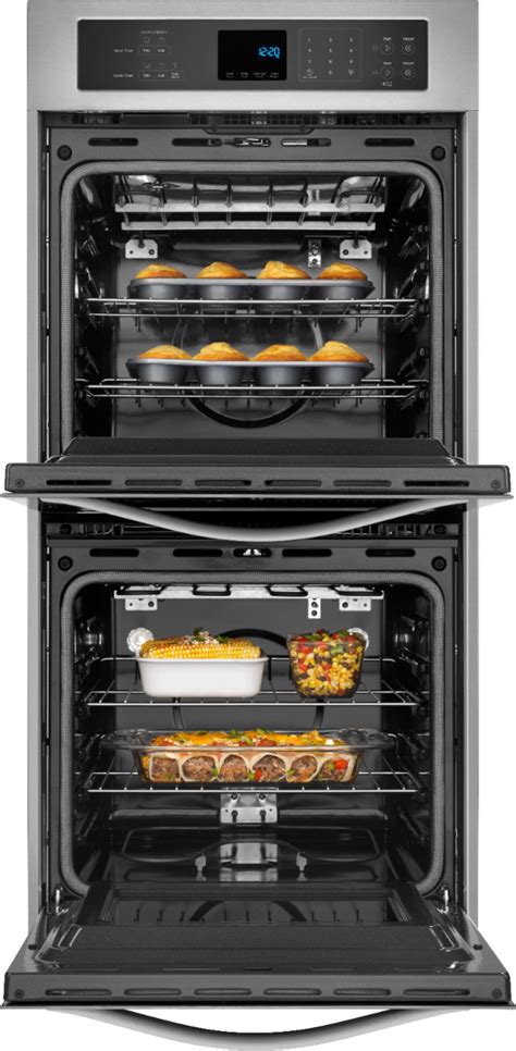 built in double oven electric range